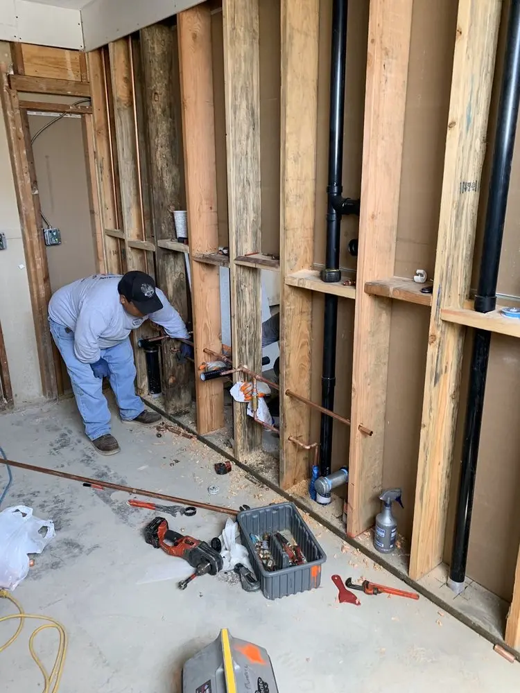 Commercial rough-in plumbing for Gas Line Repair in North Lynnwood